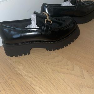 Never worn chunky womens loafers